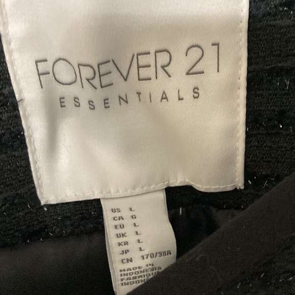 Forever 21 Essentials Black Tweed Blazer - Picture 5 of 7